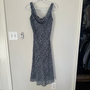 Abercrombie Blue Midi Dress Size Medium
